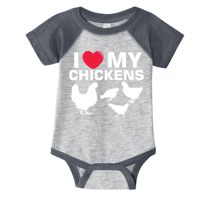 I Love My Chickens Chicken Infant Baby Jersey Bodysuit