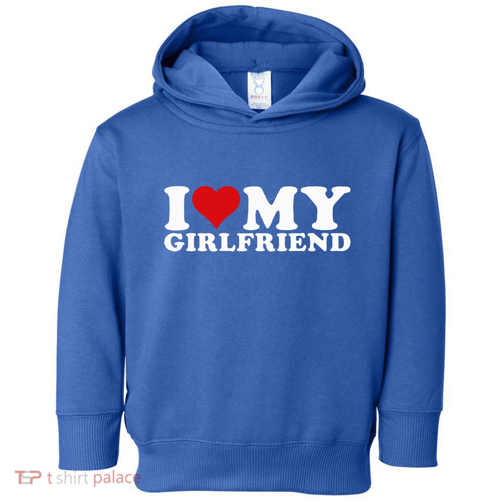 I Love My Girlfriend Gf I Heart My Girlfriend GF  Toddler Hoodie
