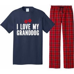 I Love My Granddog Pajama Set