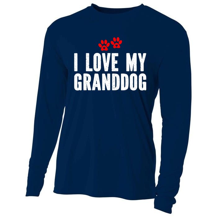 I Love My Granddog Cooling Performance Long Sleeve Crew