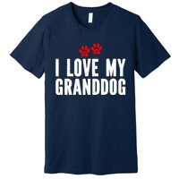 I Love My Granddog Premium T-Shirt