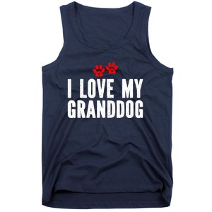 I Love My Granddog Tank Top