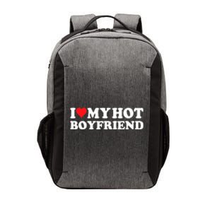 I Love My Hot Boyfriend Gift Vector Backpack