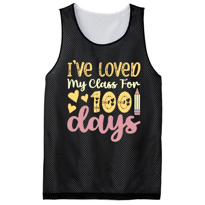 IVe Loved My Class For 100 Days Mesh Reversible Basketball Jersey Tank