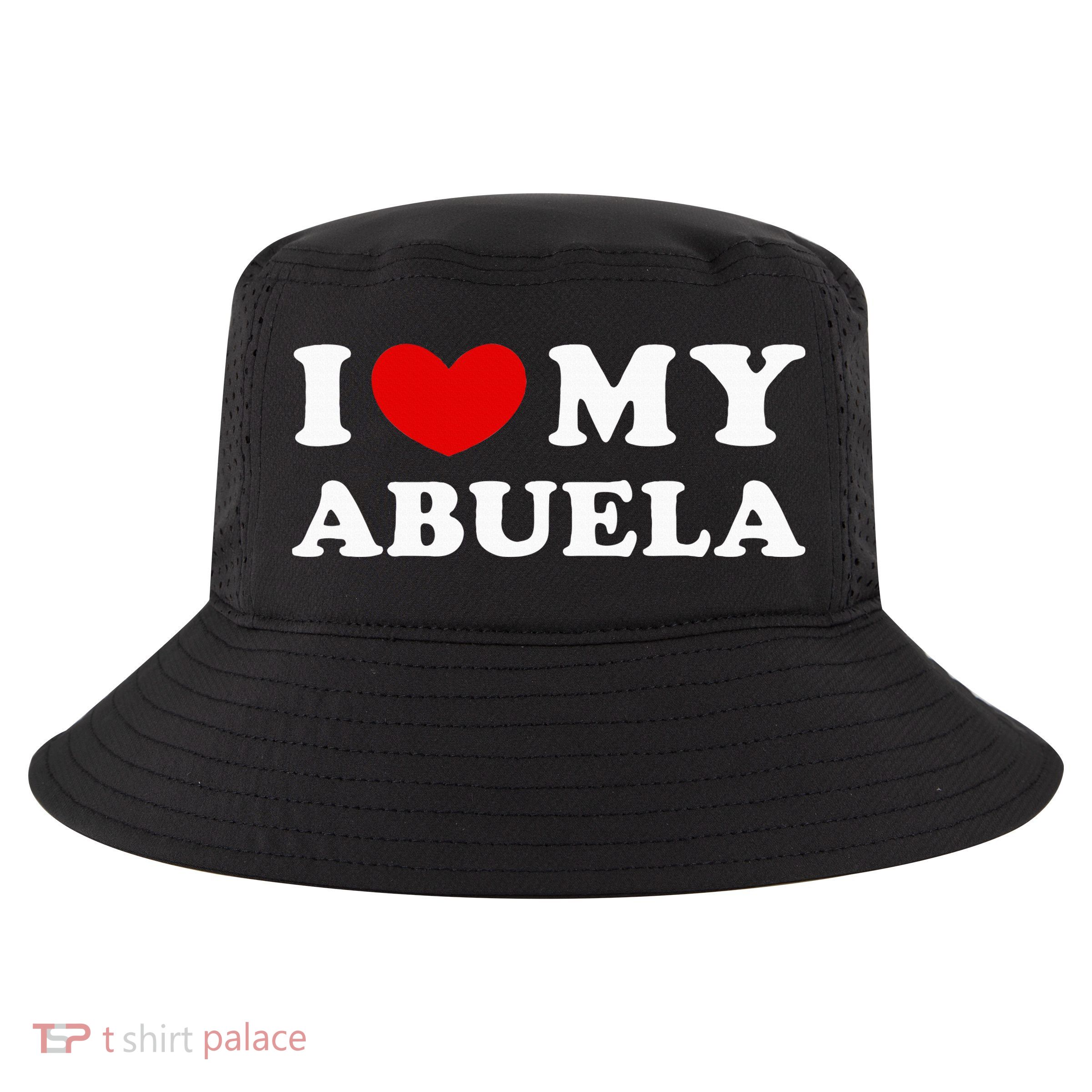 I Love My Abuela Cool Comfort Performance Bucket Hat