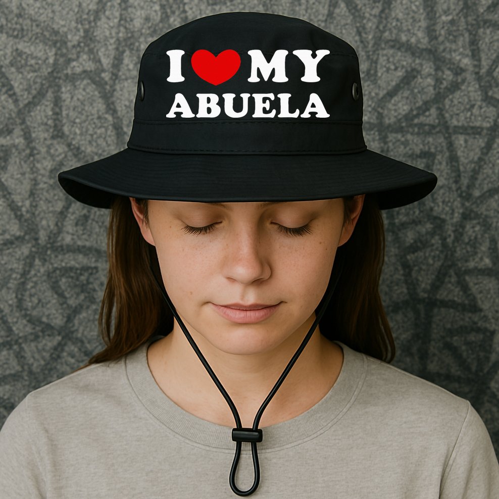 I Love My Abuela Bucket Hat