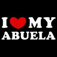 I Love My Abuela Drawstring Bag
