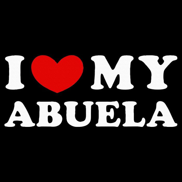 I Love My Abuela Drawstring Bag