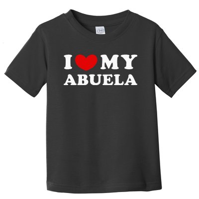 I Love My Abuela Toddler T-Shirt