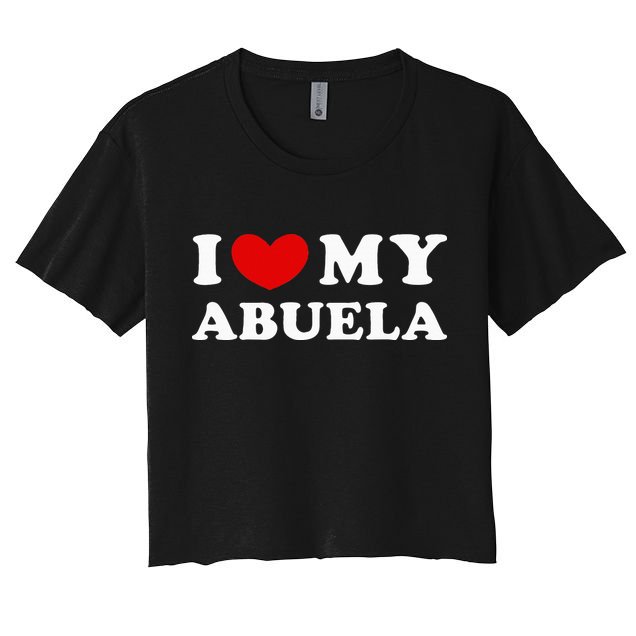 I Love My Abuela Crop Top