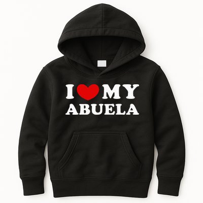 I Love My Abuela Kids Hoodie
