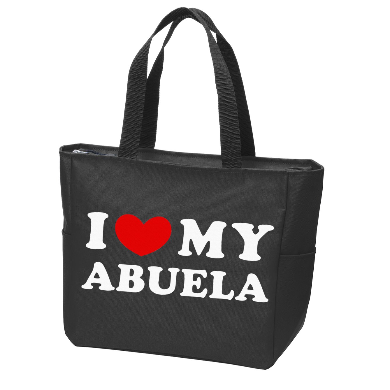 I Love My Abuela Zip Tote Bag