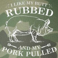 I Like My Butt Rubbed And My Pork Pulled Legacy Tie Dye Trucker Hat