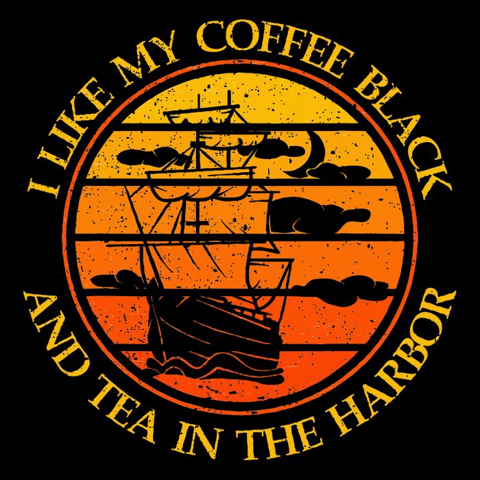 I Like My Coffee Black And Tea In The Harbor Retro Zip Tote Bag
