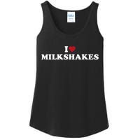 I Love Milkshakes I Heart Milkshakes Ladies Essential Tank