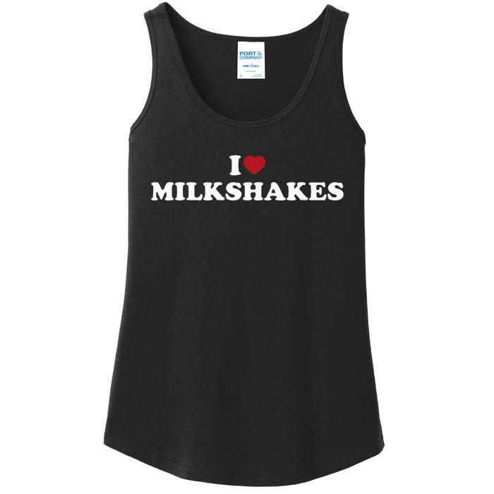 I Love Milkshakes I Heart Milkshakes Ladies Essential Tank