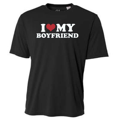 I Love My Boyfriend Cooling Performance Crew T-Shirt