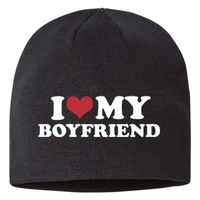 I Love My Boyfriend Sustainable Beanie