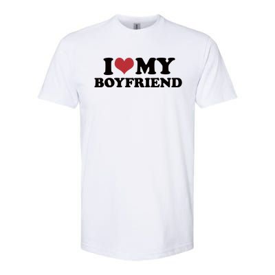 I Love My Boyfriend Softstyle CVC T-Shirt