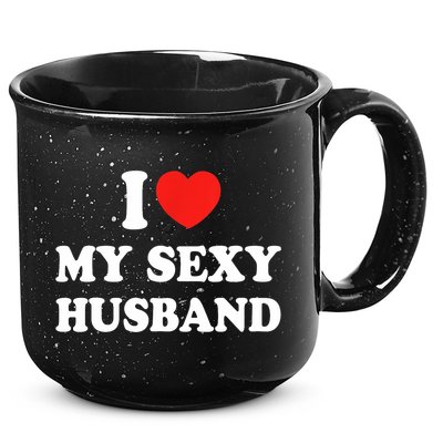 I Love My Sexy Husband Hot Moms I Heart My Sexy 15oz Campfire Ceramic Mug