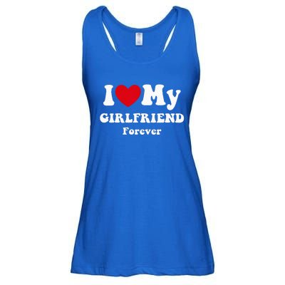 I Love My Girlfriend Ladies Essential Flowy Tank