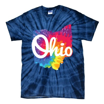 I Love My Ohio Home Script Tie Dye Ohio Tie-Dye T-Shirt