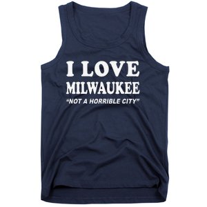 I Love Milwaukee Wisconsin Tank Top