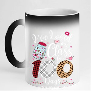 I've Loved My Class 100 Days Math Teacher Valentines Meaningful Gift 11oz Black Color Changing Mug