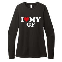 I Love My Hot Girlfriend I Heart My Hot Girlfriend Gf Womens CVC Long Sleeve Shirt