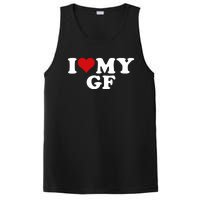 I Love My Hot Girlfriend I Heart My Hot Girlfriend Gf PosiCharge Competitor Tank