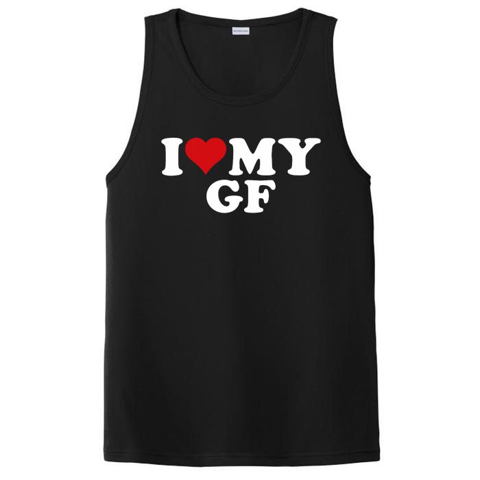 I Love My Hot Girlfriend I Heart My Hot Girlfriend Gf PosiCharge Competitor Tank