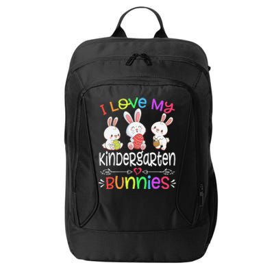 I Love My Kindergarten Bunnies Teacher Easter Day Bunny Egg City Backpack