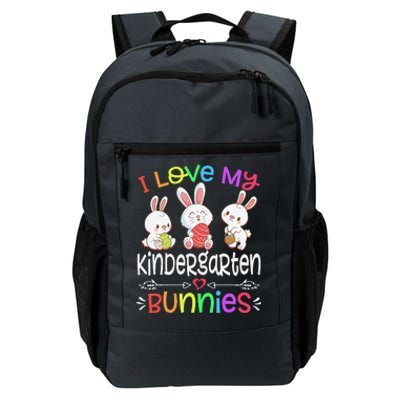 I Love My Kindergarten Bunnies Teacher Easter Day Bunny Egg Daily Commute Backpack