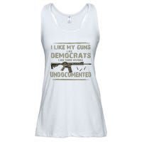 I Like My Guns Like Democrats Like Their Votes Undocumented Ladies Essential Flowy Tank