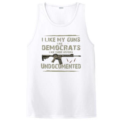 I Like My Guns Like Democrats Like Their Votes Undocumented PosiCharge Competitor Tank