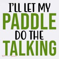 Ill Let My Paddle Do The Talking Pickleball Poster