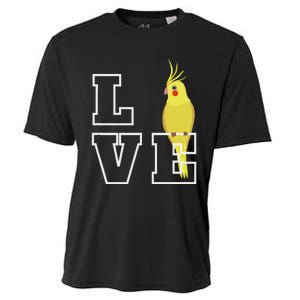 I Love My Cockatiel Parrot Pet Bird Lovers Cooling Performance Crew T-Shirt