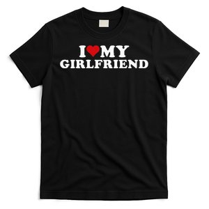 I Love My Hot Girlfriend I Heart My Hot Girlfriend Gf T-Shirt