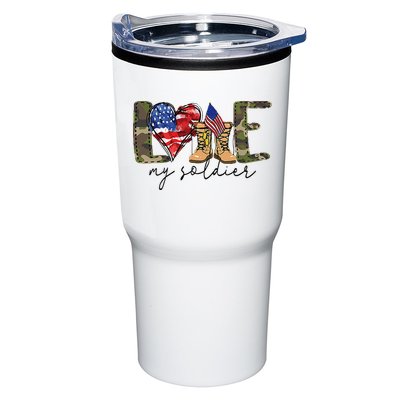 I Love My Soldier Military Military Army Wife Tumbler