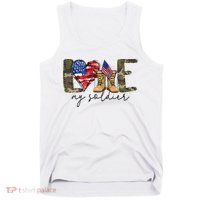 I Love My Soldier Military Military Army Wife Tank Top