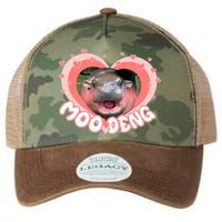 I Love Moo Deng Baby Hippo Moo Deng I Heart Moo Deng Legacy Tie Dye Trucker Hat