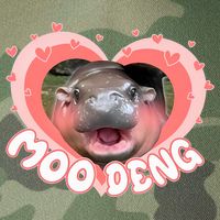 I Love Moo Deng Baby Hippo Moo Deng I Heart Moo Deng Legacy Tie Dye Trucker Hat