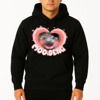 I Love Moo Deng Baby Hippo Moo Deng I Heart Moo Deng Hoodie