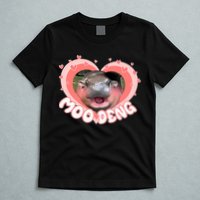 I Love Moo Deng Baby Hippo Moo Deng I Heart Moo Deng T-Shirt
