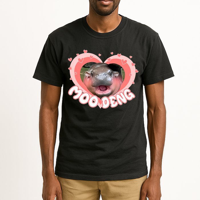 I Love Moo Deng Baby Hippo Moo Deng I Heart Moo Deng Tall T-Shirt