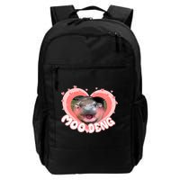 I Love Moo Deng Baby Hippo Moo Deng I Heart Moo Deng Backpack