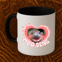 I Love Moo Deng Baby Hippo Moo Deng I Heart Moo Deng Mug