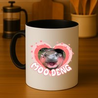 I Love Moo Deng Baby Hippo Moo Deng I Heart Moo Deng Mug