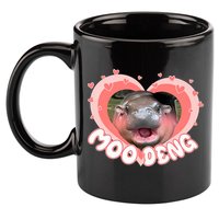 I Love Moo Deng Baby Hippo Moo Deng I Heart Moo Deng 11oz C Handle Ceramic Mug