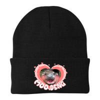 I Love Moo Deng Baby Hippo Moo Deng I Heart Moo Deng Beanie